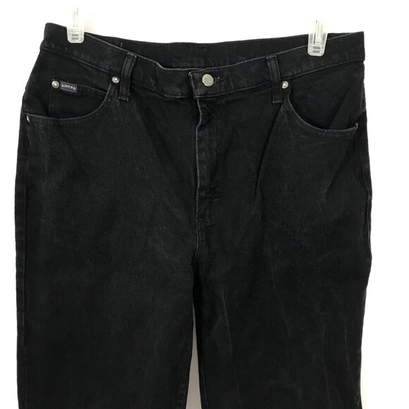 Lee Riders Straight Leg Jeans Black 16P - Picture 2 of 6